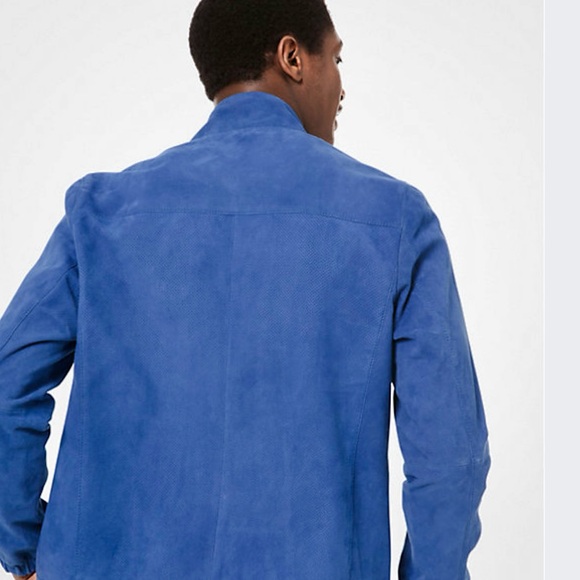 - Michael Kors Perforated Suede Jacket. Excellent quality and condition. - Picture 3 of 6